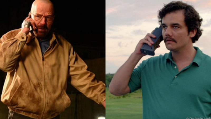 Netflix reúne Pablo Escobar e Walter White em conversa por telefone
