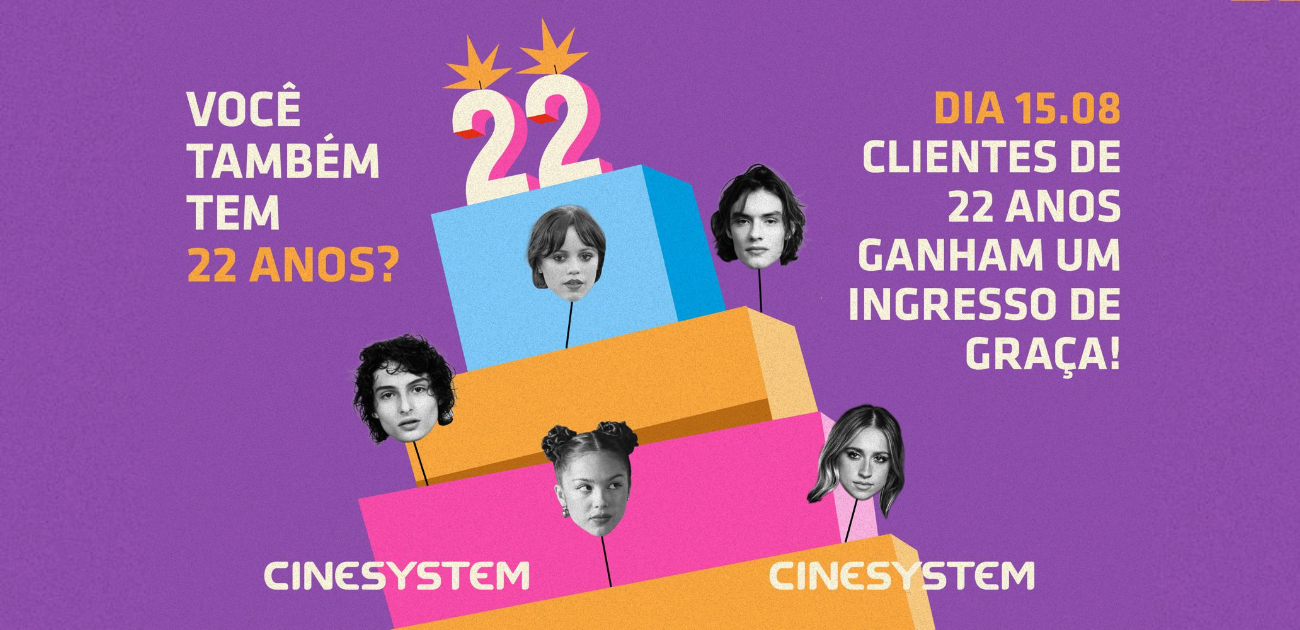 Cinesystem dá ingresso grátis