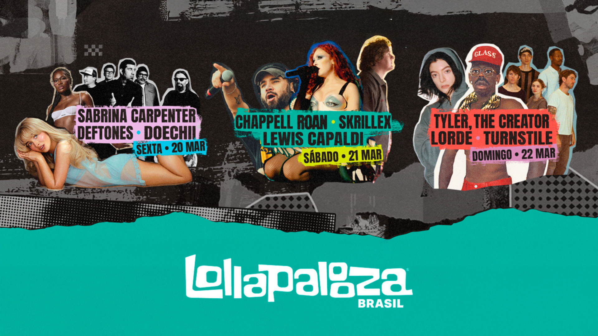 Lollapalooza Brasil 2026 divulga seus palcos e dias de show