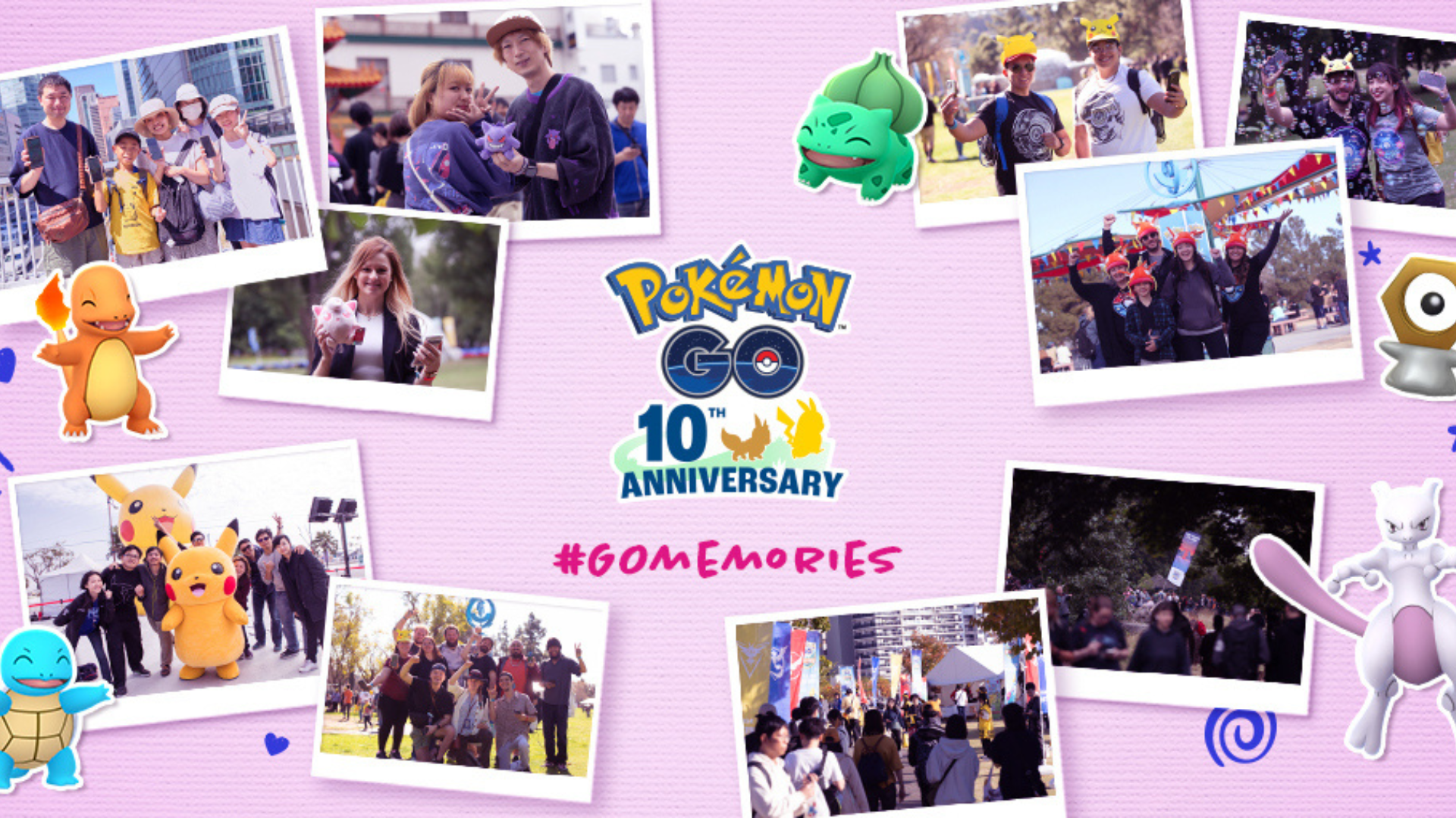 Pokémon GO celebra 10 anos com campanha que levará fã brasileiro ao GO Fest em Tóquio