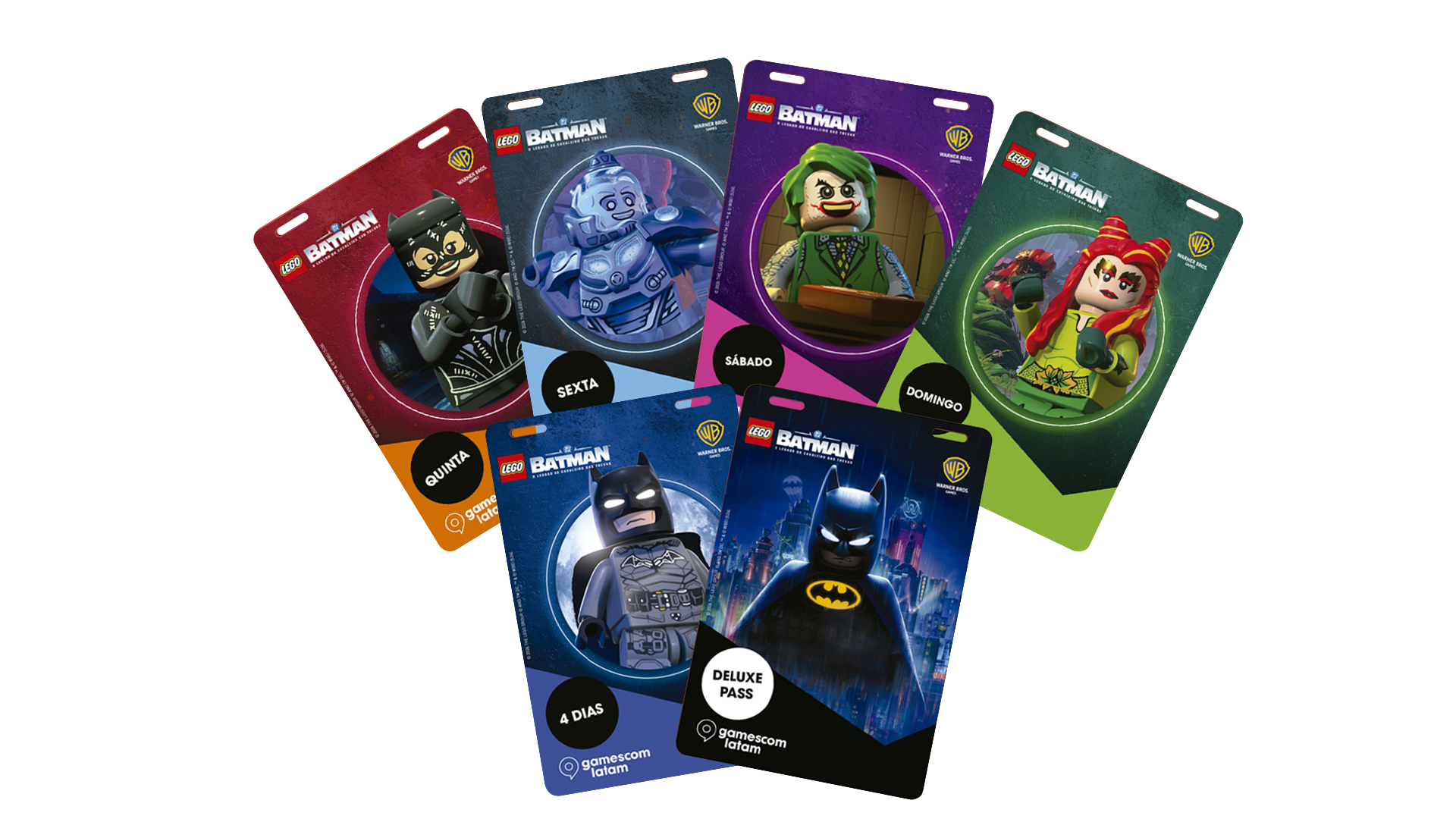 gamescom latam aposta em LEGO Batman e transforma credenciais em item colecionável