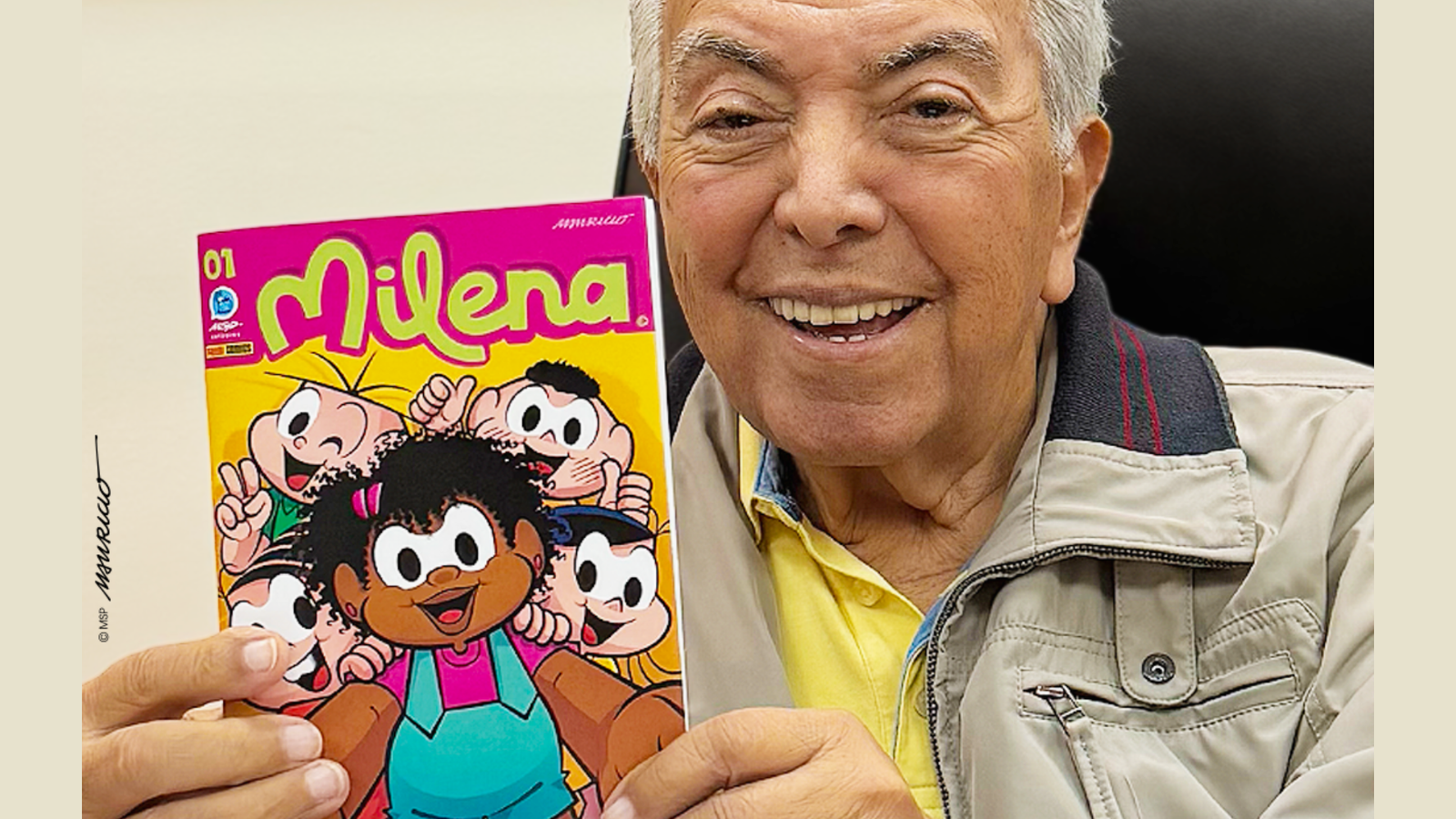 Mauricio de Sousa apresenta novo gibi da MSP após quase 40 anos sem lançamentos inéditos solo