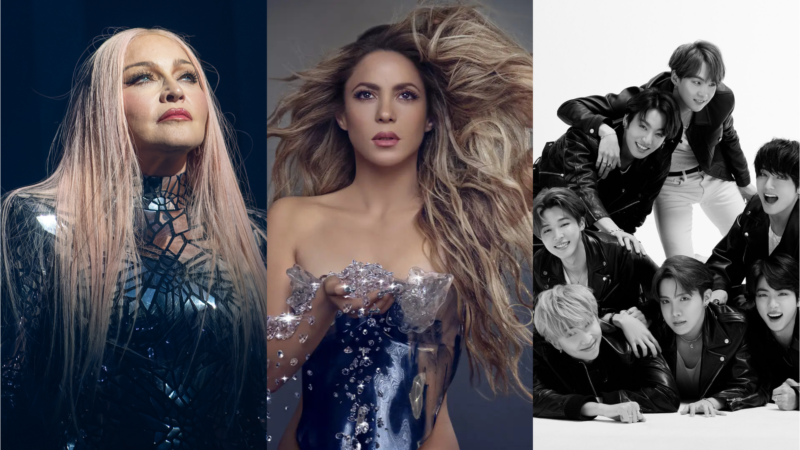 Madonna, Shakira e BTS vão comandar primeiro halftime show da final da Copa do Mundo