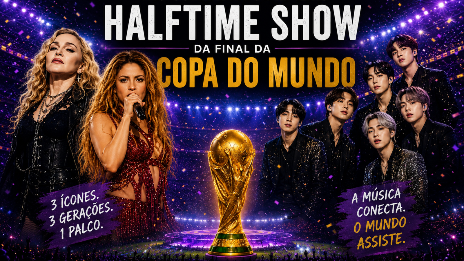 Quando a música deixa de ser só música… e vira evento global