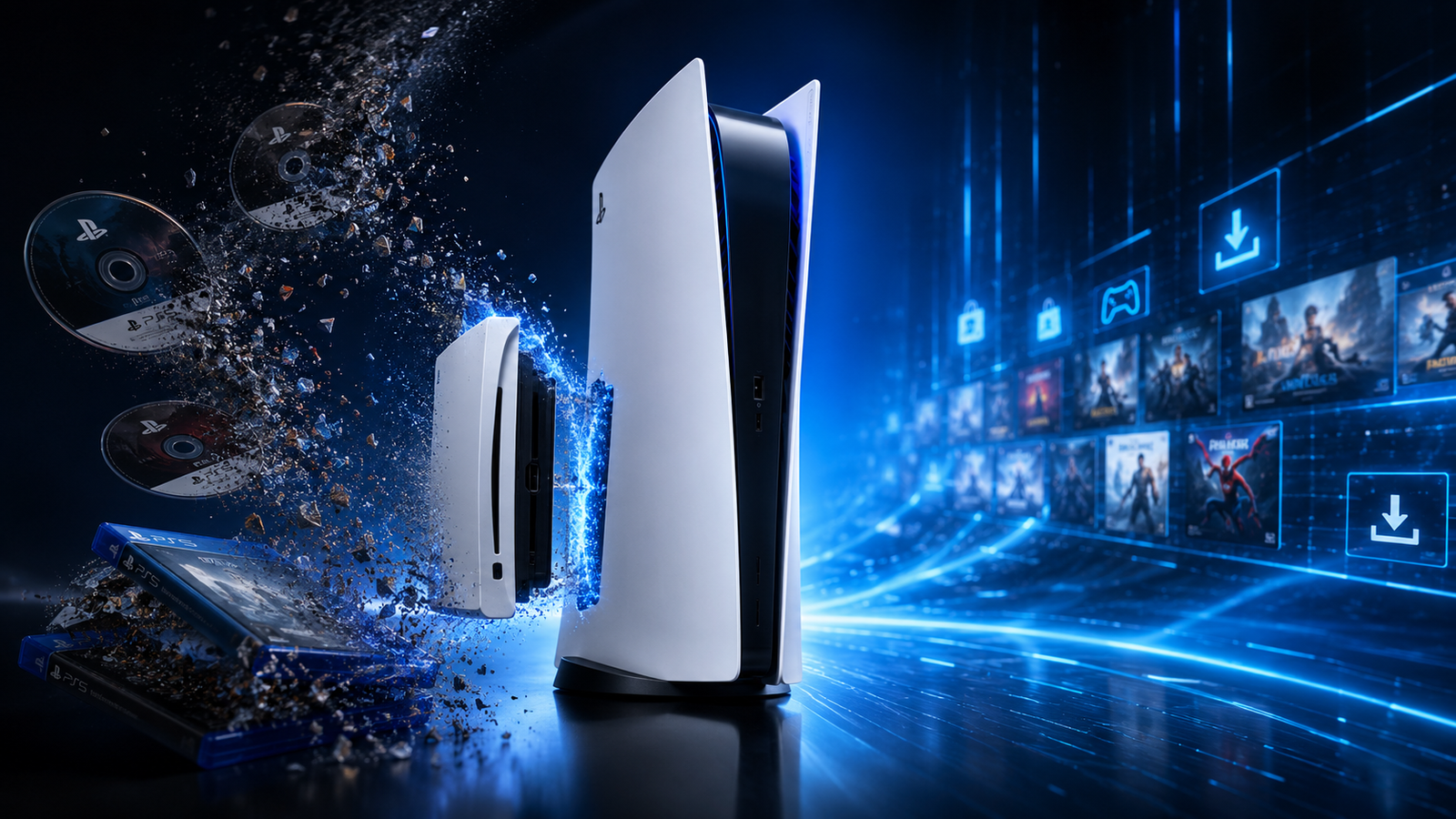 PlayStation anuncia fim dos jogos em disco a partir de 2028